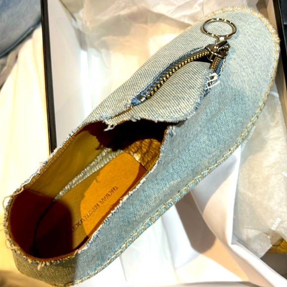 Brand new in box Alexander want denim espandrille - Picture 2 of 5
